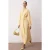 Trendyol Modest Dames Geel Effen Maxi Lang Casual A-lijn Modest Jurken