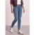 Jeans met Mid Waist en rechte pijpen in Slim Fit