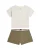 G-STAR Pyjama ‘Tee and Short Pyjamas Set’  olijfgroen / gemengde kleuren / wolwit