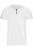 TRIGEMA T-Shirt Henley kraag wit, Effen