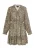 Faina Mini-jurk met luipaardprint Dames Lichtbeige veelkleurig