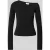 NOISY MAY® Longsleeve met asymmetrische halslijn model ‘BELLA’
