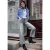 Street One Studio Dames Overhemd in effen kleur in Blauw