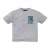 Z8 kids T-shirt Rix met backprint lichtgrijs