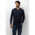 State of Art katoenen regular fit gebreide trui – donkerblauw