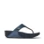 FitFlop Lulu Leather Toepost Dames Slippers – Metallic Blauw