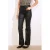 LOLALIZA bootcut regular waist broek zwart