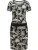 Ragwear Zomerjurk ‘Baomi Tropic Youmodo’  kaki / zwart