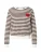 Hailys Sweatshirt ‘Ne44va’  chocoladebruin / rood / wit