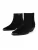 L37 HANDMADE SHOES Enkellaarsje ‘EVENT HORIZON’  zwart
