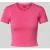 HUGO Kort T-shirt met labelstitching