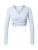 Femme Luxe Shirt ‘FERN’  lichtblauw