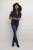 Blouse met korte mouwen Regular fit navy