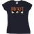 Li-cense Disney dames mickey mouse gezichten katoenen t-shirt