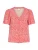 VILA Blouse ‘VIGrace’  watermeloen rood / wit