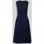 Lauren Ralph Lauren Knielange jurk van viscosemix met riem, model ‘CHARLEY’