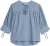 Scotch & Soda Blouse with gathers Relaxed  Roze dames