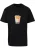 MT Upscale Shirt ‘Small Fries’  oranje / pasteloranje / zwart / wit