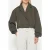 10DAYS Cropped Blazer Jacket Oil Grey