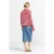 Rich & Royal Superlight Crew Striped Sunset Red