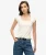Athletic Essentials top met Vierkante Hals Wit