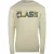 Cavalli Class Levendige Beige Sweatshirt Met Bloemenlogo