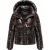 Marikoo dames gewatteerde winterjas Skyraa met capuchon & glanzend design