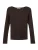 MANGO Trui ‘MAGALUF’  donkerbruin