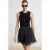 TRENDYOLMİLLA Dames Zwart Bloemen Kort / Mini Skater Rokken