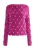 faina Trui ‘Koosh’  fuchsia / parelwit