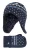 Heat Holders Jongens Nepbont Pom Pom Muts & Wanten – Marine