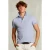 River Woods Custom Fit Cotton Polo Blue Gin Mix Blue