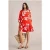 White Stuff Otto Linen Blend Dress Orange Print