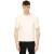 Duck and Cover Heren Marvela Gebreid T-shirt (Licht Steen)