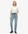 Mom-jeans van Biologisch Katoen met Hoge Taille Blue
