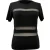 T Alexander Wang Mesh Accent T-shirt in zwart rayon
