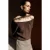 Off-shoulder Textuur Blouse
