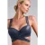 Marlies Dekkers Cache Coeur Steel Grey Plunge Balcony Bikini Top