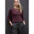 Street One Dames Shirt met mesh details in Rood