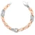 Orphelia Dames 925 Sterling Zilveren Armband – Roze ZA-7160