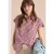 Blouse met korte mouwen en minimale print