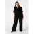 MS Mode wide leg broek Plus Size – zwart