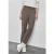 Street One Dames Jersey keperstof cargo broek in Bruin
