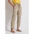 Street One Dames Loose Fit broek met structuur in Beige