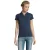 SOLS Dames/Dames Perfect Melange Poloshirt (Denim Heather)