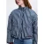 FRNCH gestreepte bodywarmer – blauw