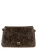 PINKO Bruine Kalfsleren Crossbody Tas