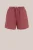 WE Fashion – Dames short met embroidery – Relaxed Fit – Oudroze – Katoen –