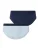 Hanro Slip ‘Essentials’  navy / lichtblauw