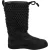 Christian Louboutin Surlapony Gespikkelde Mid Calf Boots in Zwart Leer